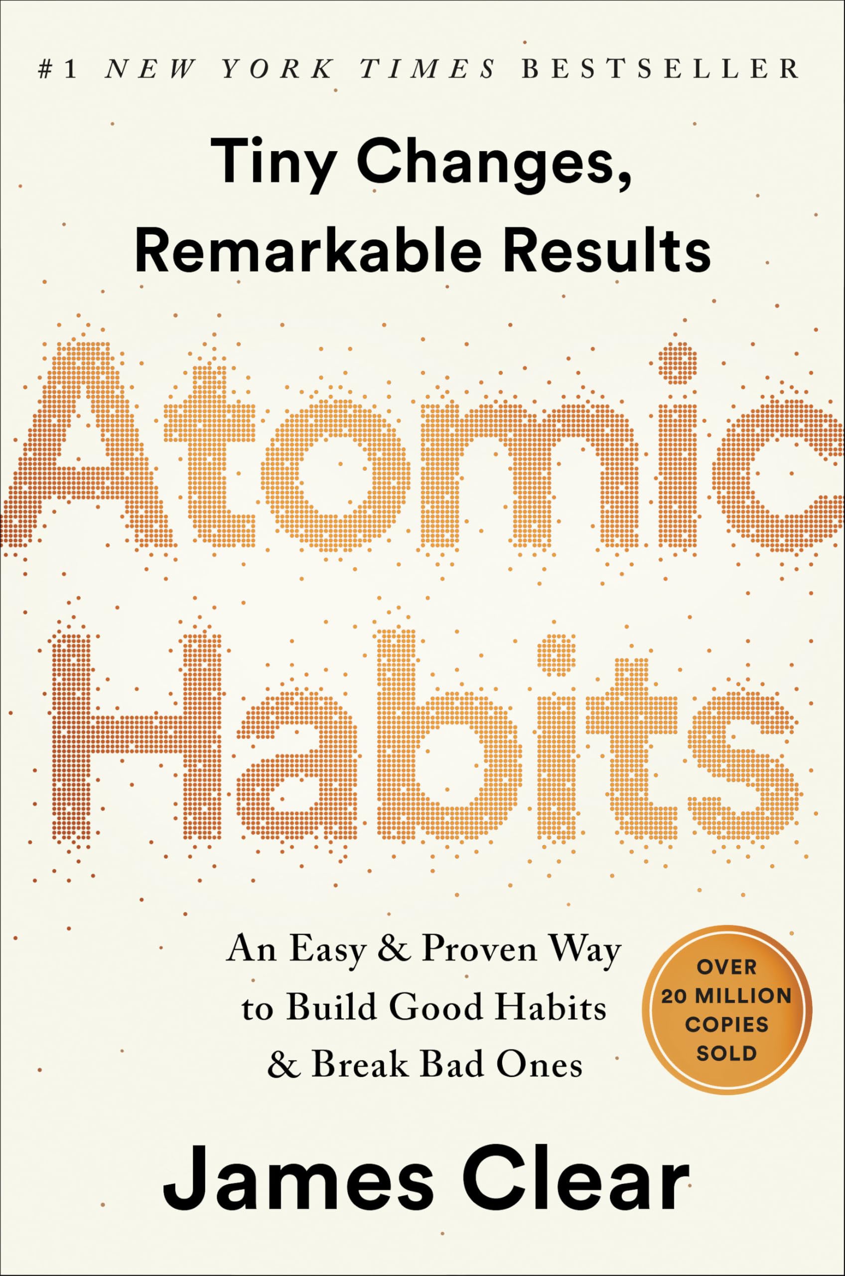 Cover of book 'Atomic Habits'